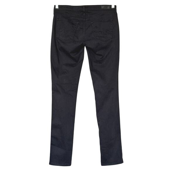 AG Adriano Goldschmied The Stilt Cigarette Leg Black Jeans Women’s Size 27R - Picture 4 of 12
